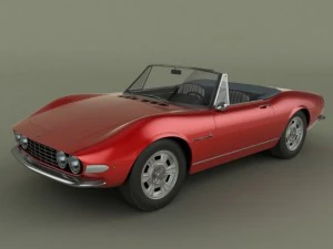 Фиат Дино паук 3D Модель