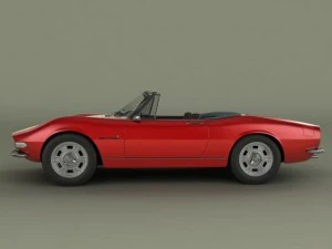 fiat dino spider 3D Model
