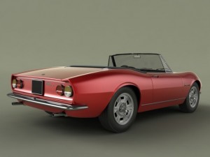 fiat dino spider 3D Модель