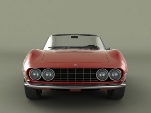fiat dino spider 3D Модель