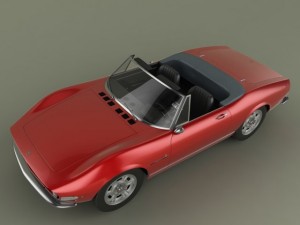fiat dino spider 3D Модель
