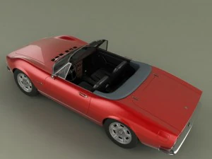 fiat dino spider 3D Model