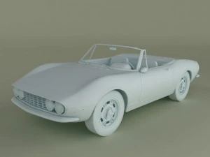 fiat dino spider 3D Model