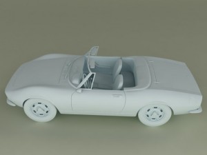 fiat dino spider 3D Модель