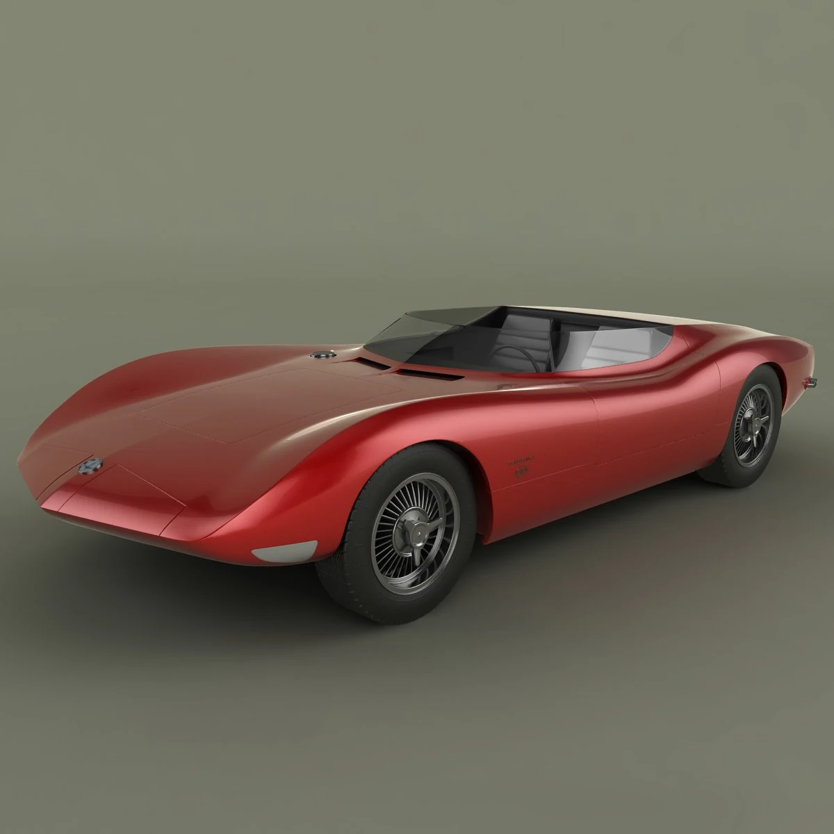 Chevrolet corvair monza ss 3D Model .c4d .max .obj .3ds .fbx .stl .blend 