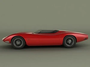 Chevrolet corvair monza ss 3D Model