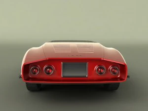 Chevrolet corvair monza ss 3D Model