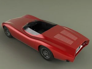 Chevrolet corvair monza ss 3D Model
