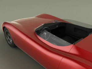Chevrolet corvair monza ss 3D Model