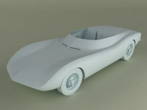 Chevrolet corvair monza ss 3D Model
