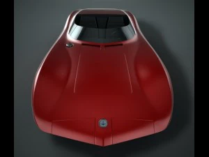 Chevrolet corvair monza ss 3D Model