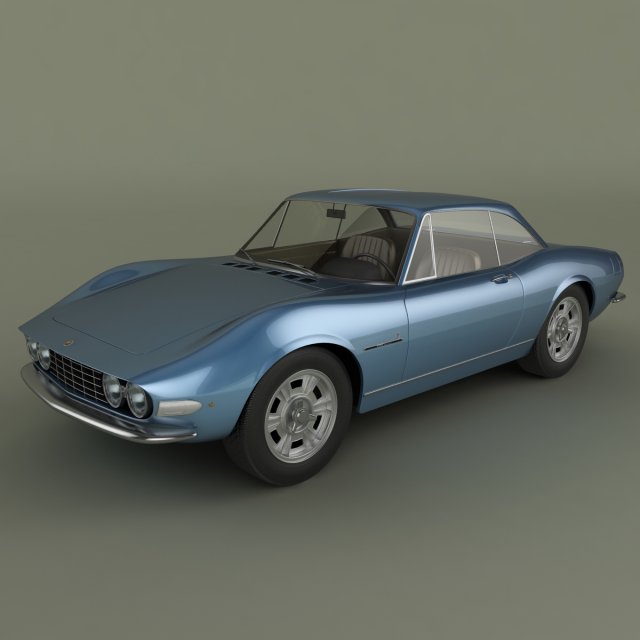 fiat dino coupe speciale prototipo 3D 모델 .c4d .max .obj .3ds .fbx .stl .blend 