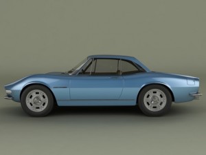 fiat dino coupe speciale prototipo 3D 모델