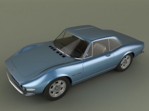 fiat dino coupe speciale prototipo 3D 모델