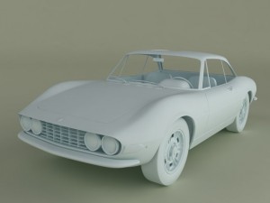 fiat dino coupe speciale prototipo 3D 모델