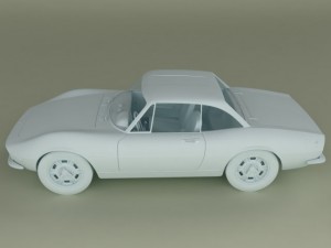 fiat dino coupe speciale prototipo 3D 모델