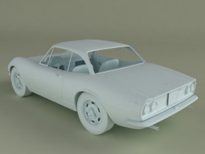 fiat dino coupe speciale prototipo 3D 모델