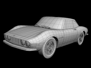 fiat dino coupe speciale prototipo 3D 모델