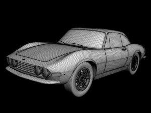 fiat dino coupe speciale prototipo 3D 모델