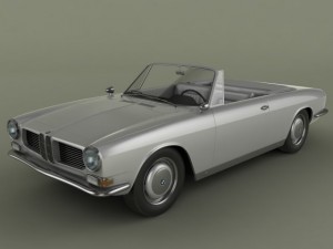 bmw 3200 cs cabriolet 3D मॉडल