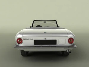 bmw 3200 cs cabriolet 3D Model