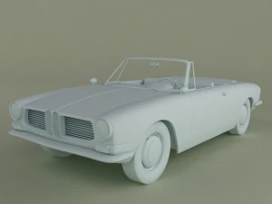 bmw 3200 cs cabriolet 3D Model