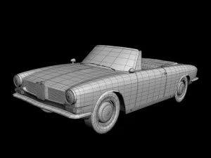 bmw 3200 cs cabriolet 3D Model