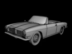 bmw 3200 cs cabriolet 3D Model