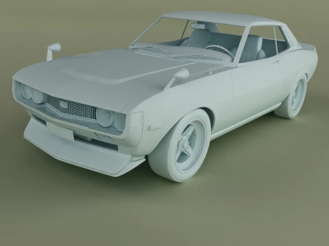 Toyota Celica RA23 Coupe 3D Model