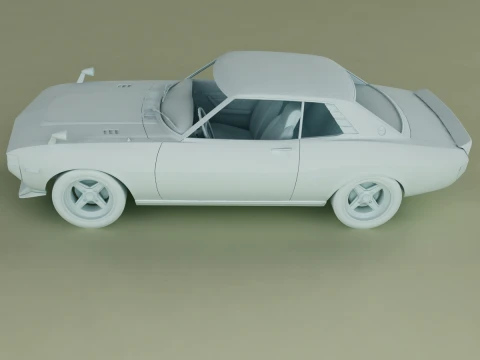 Toyota Celica RA23 Coupe 3D Model