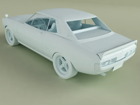 Toyota Celica RA23 Coupe 3D Model