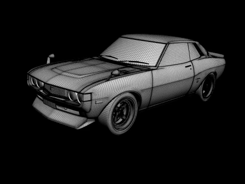 Toyota Celica RA23 Coupe 3D Model