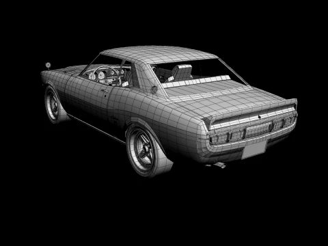 Toyota Celica RA23 Coupe 3D Model