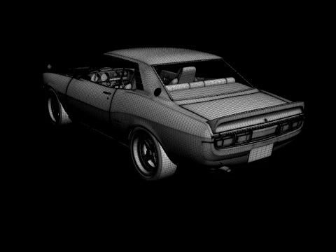 Toyota Celica RA23 Coupe 3D Model