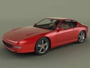 ferrari 456 gt 3D Model