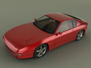 ferrari 456 gt 3D Model