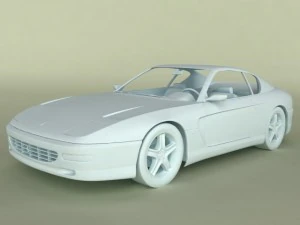 ferrari 456 gt 3D Model