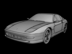 ferrari 456 gt 3D Model