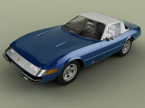 Ferrari 365 GTB 4 Daytona Speciale 3D Model