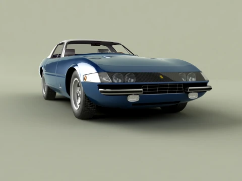 Ferrari 365 GTB 4 Daytona Speciale 3D Model