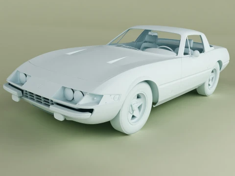 Ferrari 365 GTB 4 Daytona Speciale 3D Model
