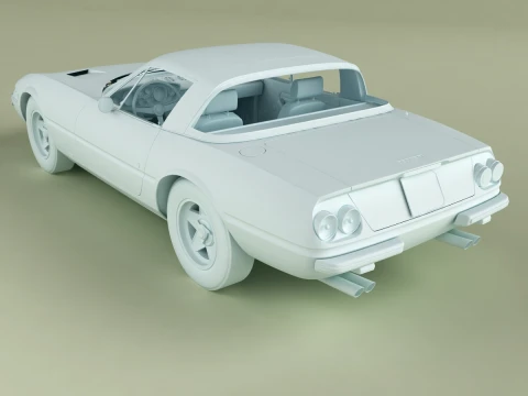Ferrari 365 GTB 4 Daytona Speciale 3D Model