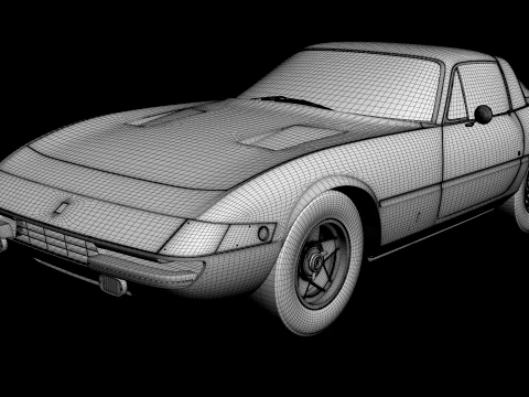 Ferrari 365 GTB 4 Daytona Speciale 3D Model