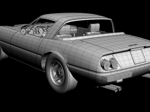 Ferrari 365 GTB 4 Daytona Speciale 3D Model