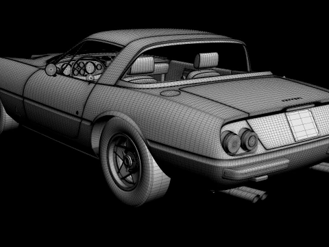 Ferrari 365 GTB 4 Daytona Speciale 3D Model