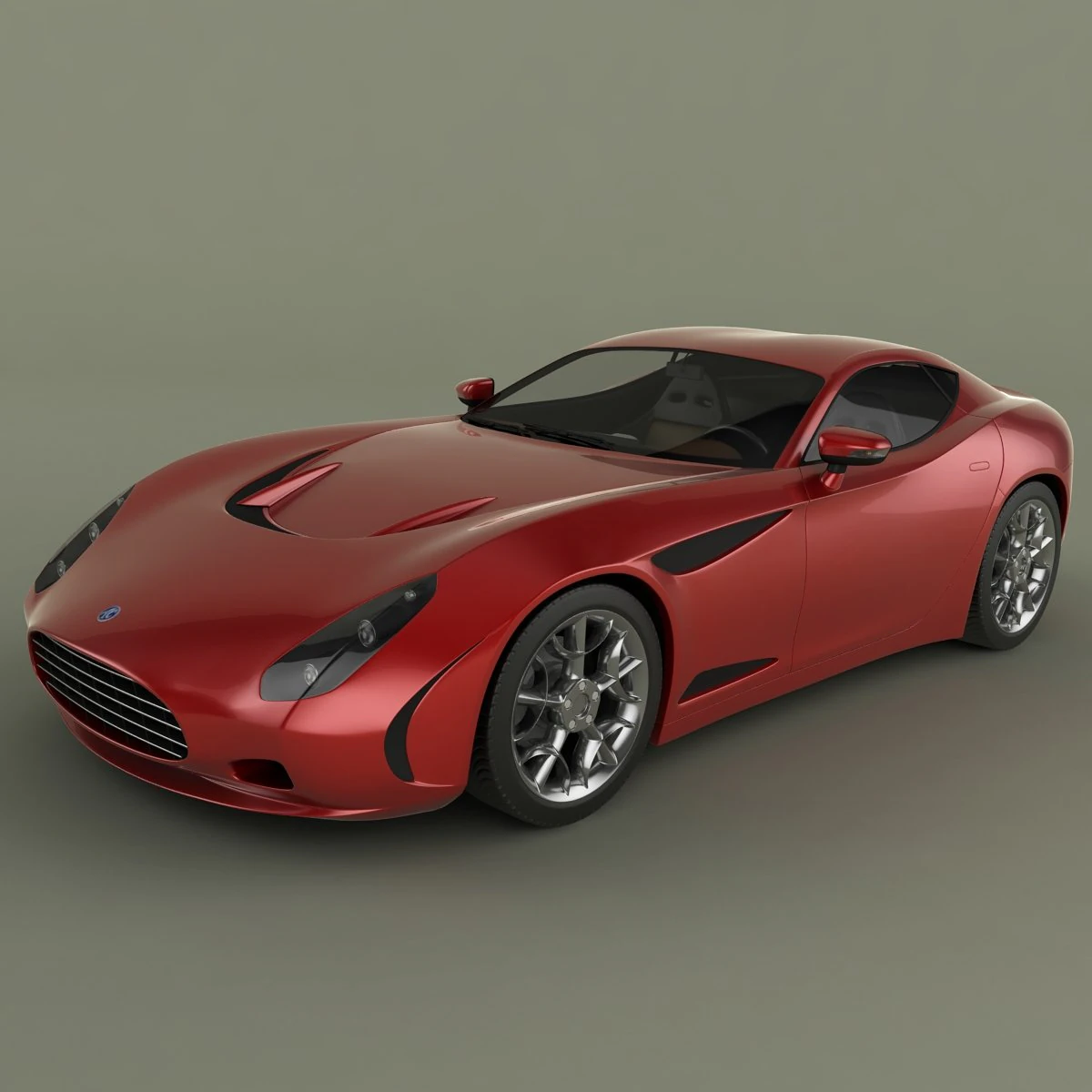 ac 378 gt zagato 3D Model .c4d .max .obj .3ds .fbx .stl .blend