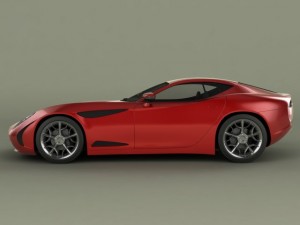 ac 378 gt zagato Modèle 3D