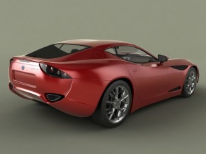 ac 378 gt zagato Modèle 3D