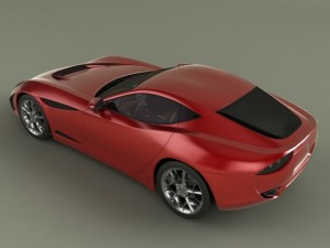 ac 378 gt zagato Modèle 3D