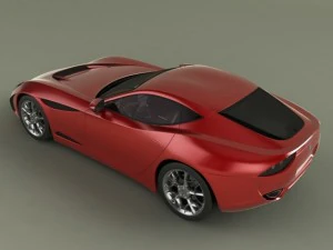 ac 378 gt zagato 3D Model
